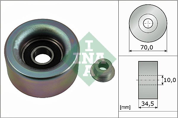 Umlenk-/Führungsrolle, Keilrippenriemen INA 532 0590 10 von INA