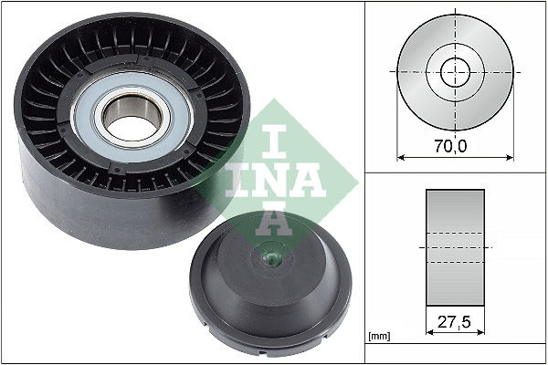 Umlenk-/Führungsrolle, Keilrippenriemen INA 532 0610 10 von INA