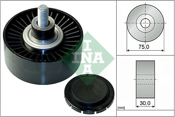 Umlenk-/Führungsrolle, Keilrippenriemen INA 532 0751 10 von INA