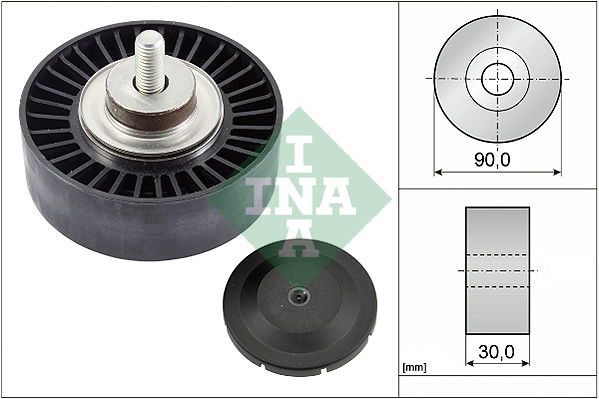 Umlenk-/Führungsrolle, Keilrippenriemen INA 532 0752 10 von INA