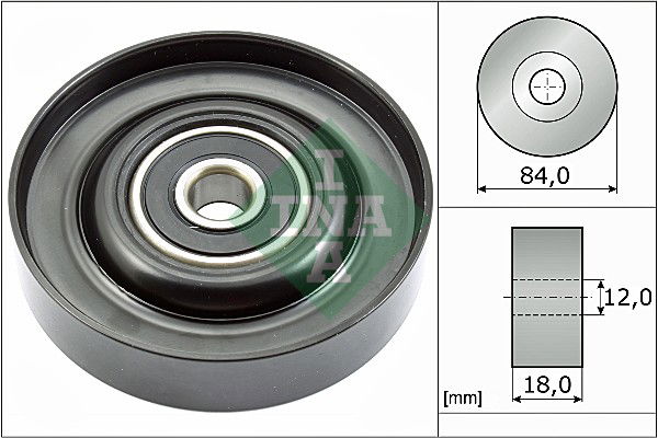 Umlenk-/Führungsrolle, Keilrippenriemen INA 532 0785 10 von INA