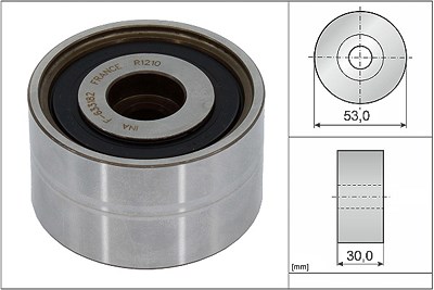 Schaeffler Ina Umlenk-/Führungsrolle, Zahnriemen [Hersteller-Nr. 532088510] für Opel von Schaeffler INA