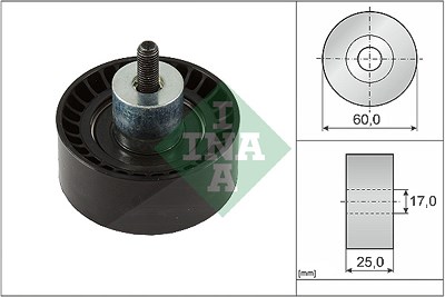 Schaeffler Ina Umlenk-/Führungsrolle, Zahnriemen [Hersteller-Nr. 532099710] für Volvo von Schaeffler INA