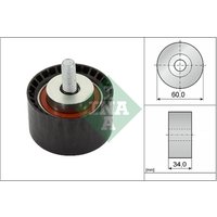 Umlenk-/Führungsrolle, Zahnriemen INA 532 0888 10 von INA