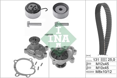 Schaeffler Ina Wasserpumpe + Zahnriemensatz [Hersteller-Nr. 530033830] für Chevrolet, Opel von Schaeffler INA