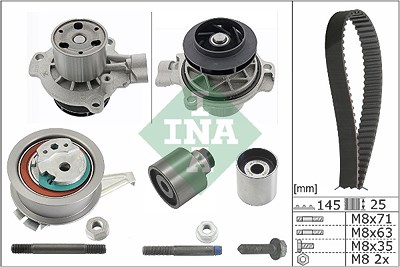 Schaeffler Ina Wasserpumpe + Zahnriemensatz [Hersteller-Nr. 530065031] für Man, VW von Schaeffler INA