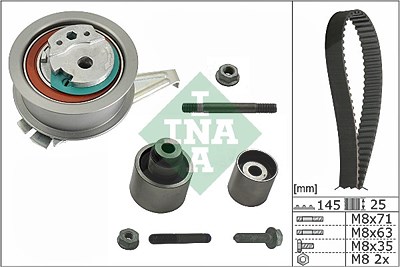 Schaeffler Ina Zahnriemensatz [Hersteller-Nr. 530069910] für Audi, VW von Schaeffler INA