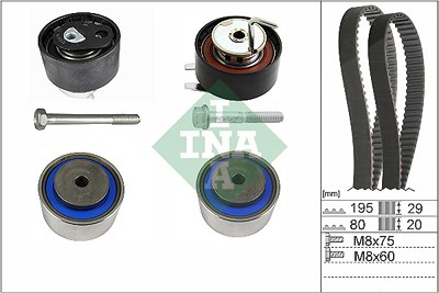 Schaeffler Ina Zahnriemensatz [Hersteller-Nr. 530076610] für Citroën, Jaguar, Land Rover, Peugeot von Schaeffler INA