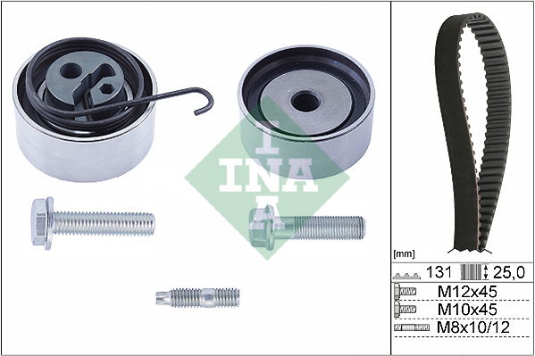 Zahnriemensatz INA 530 0494 10 von INA