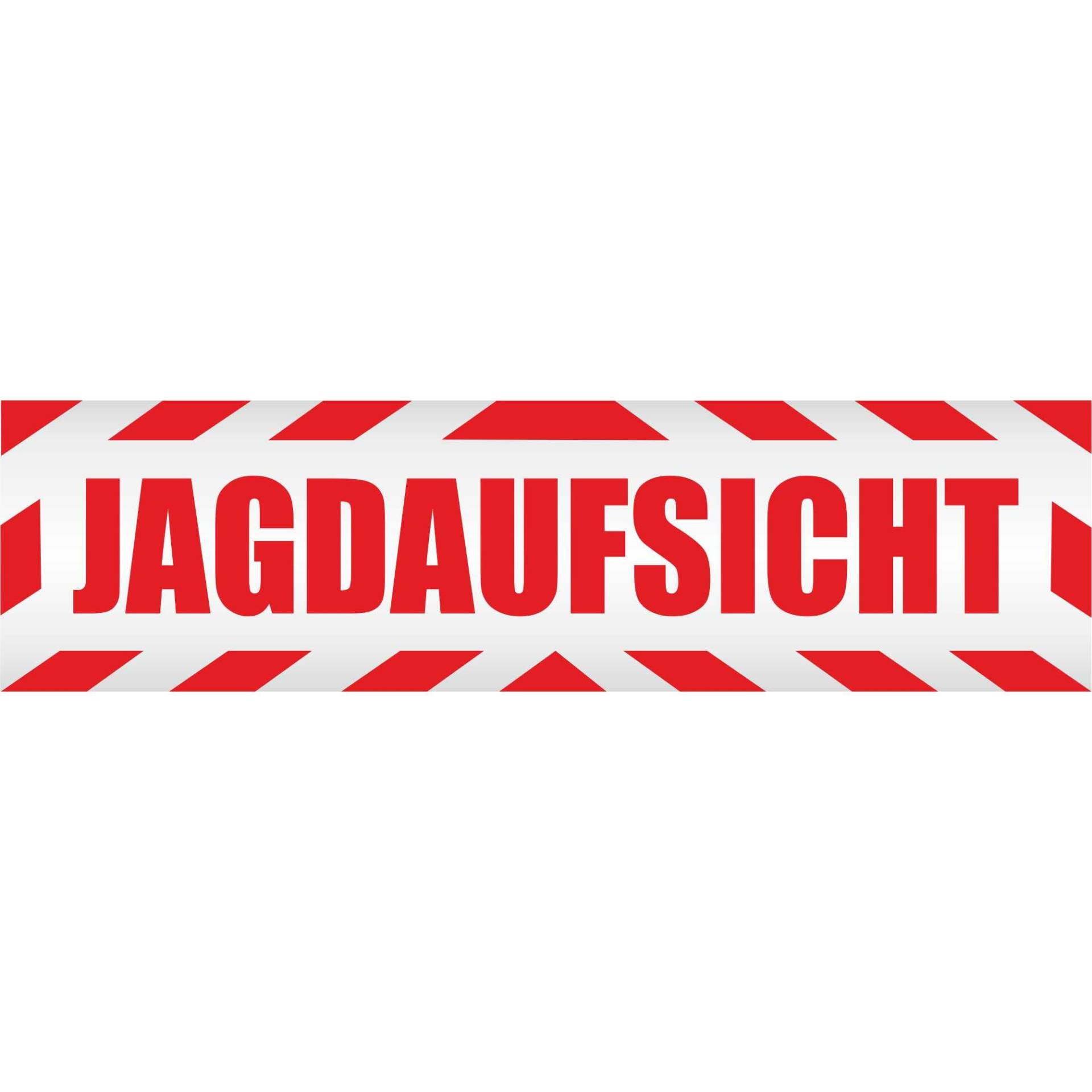 INDIGOS UG - Magnetschild Jagdaufsicht mit Rahmen 45 x 12 cm - Magnetfolie für Auto - LKW - Truck - Baustelle - Firma von INDIGOS UG