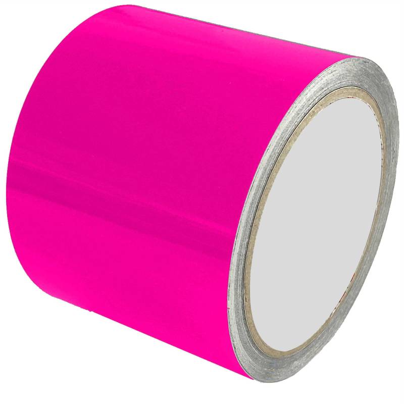 INDIGOS UG - Zierstreifen 10m x 8cm - pink glänzend - Auto Motorrad Boot Modellbau - Dekorstreifen Seitenstreifen Klebestreifen - Tuning - Car Wrapping Autofolie Zierleisten von INDIGOS UG