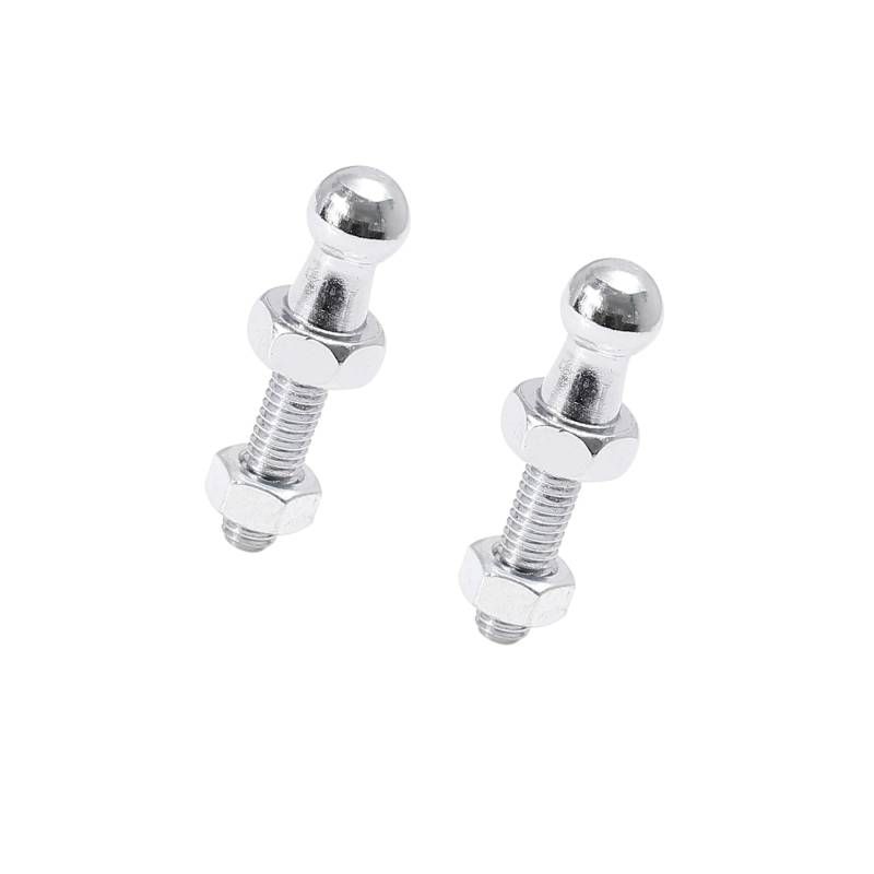 INFINAUTO 2 Set 10 mm M6 x 20 mm Auto-Gasdruckfeder Kugelbolzen für Gasdruckfedern Stoßdämpfer stilvolles Design von INFINAUTO