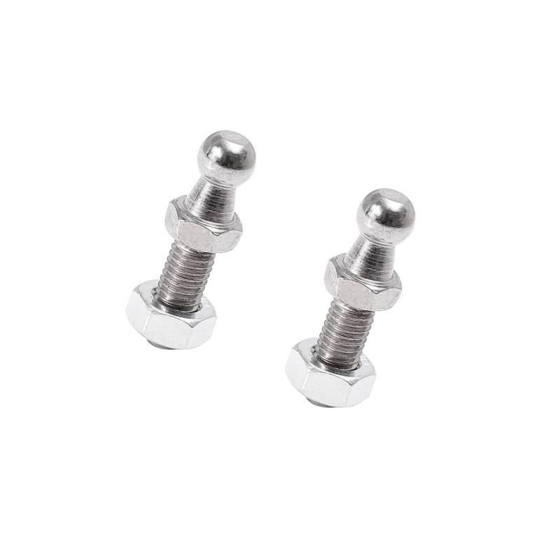 INFINAUTO 2 Set 10 mm M8 x 20 mm Auto-Gasdruckfeder Kugelbolzen für Gasdruckfedern, Stoßdämpfer, stilvolles Design von INFINAUTO