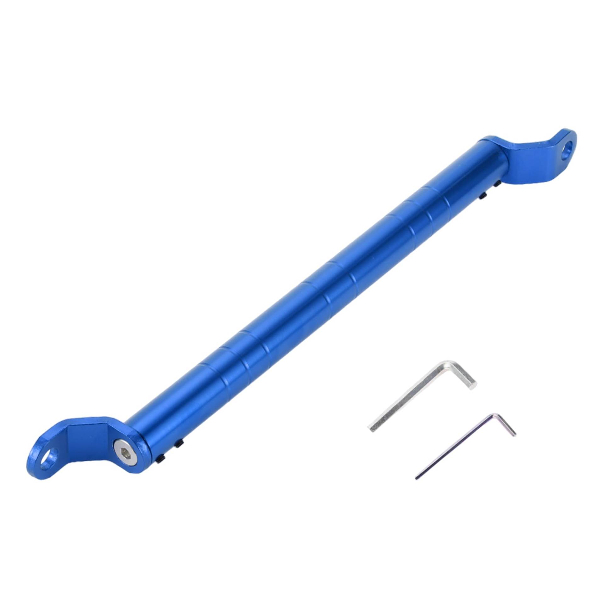 INFINAUTO Motorrad Querlenker, Spiegelhalterung 34cm / 13,39" Motorrad Lenkererweiterung mit kleinem Schraubenschlüssel Blau, 1 Set von INFINAUTO