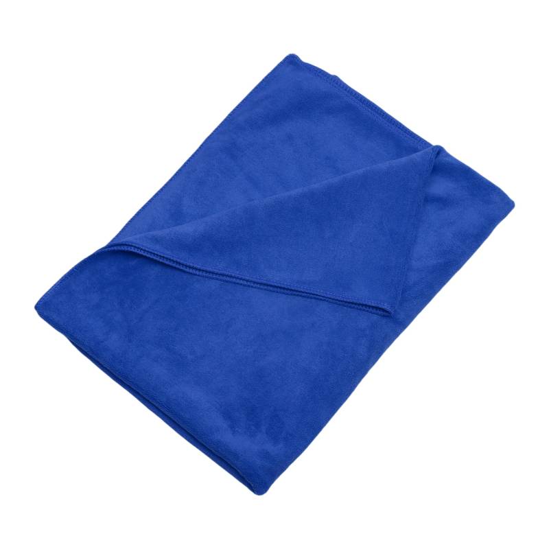 INFINAUTO Reinigungstücher Handtuch, Auto Trocknen Plüsch Tuch Saugfähiges Mikrofaser Blau, 1 Stück 420g/㎡ 60x160cm von INFINAUTO