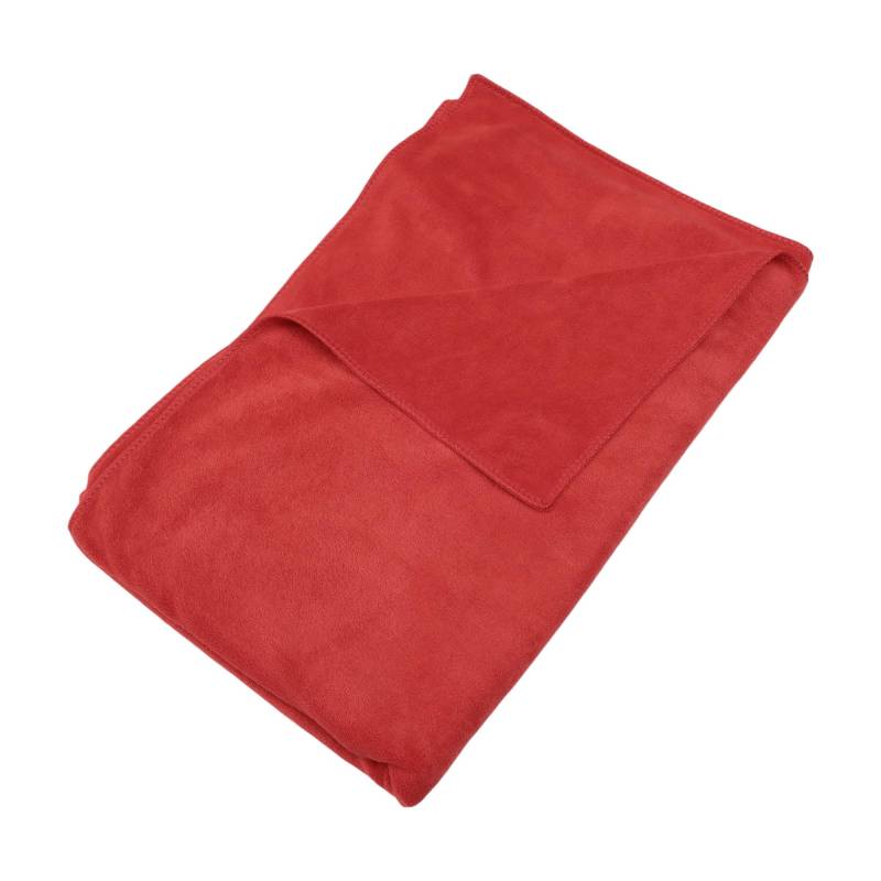 INFINAUTO Reinigungstücher Handtuch, Auto Trocknen Plüsch Tuch Saugfähiges Mikrofaser Rot, 1 Stück 420g/㎡ 60x180cm von INFINAUTO