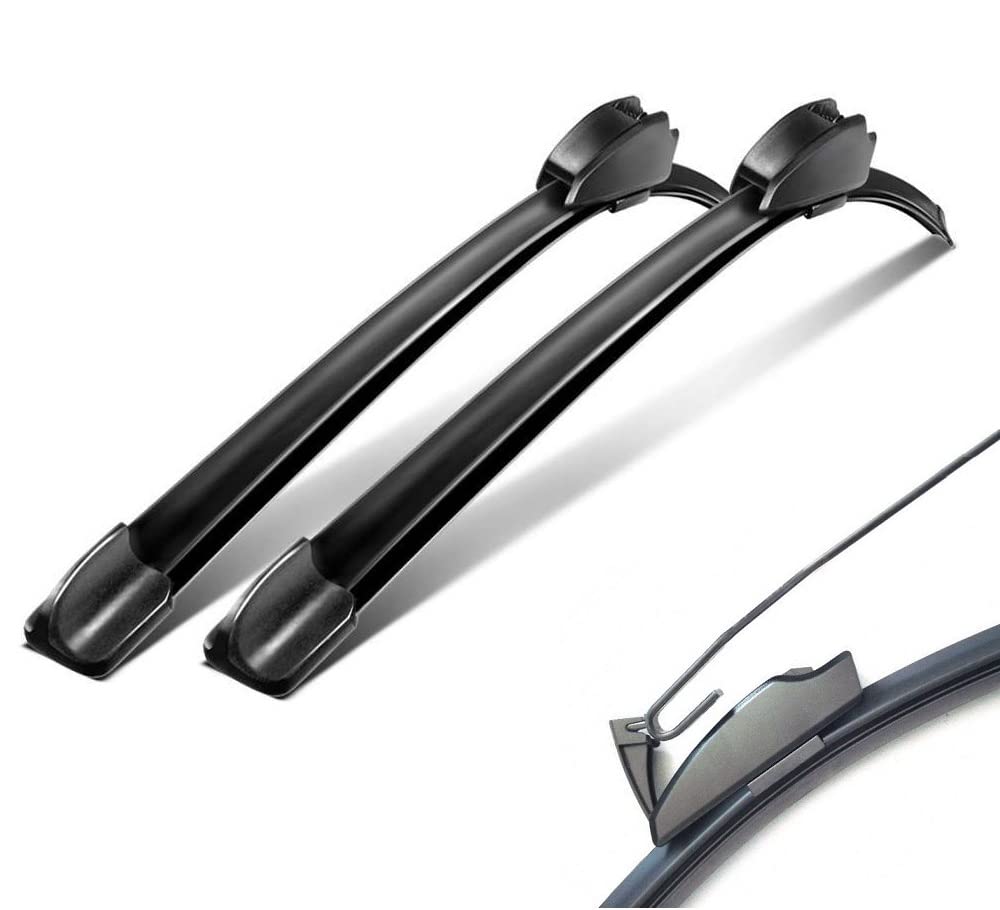 480mm 400mm Good Wiper 2x Front Scheibenwischer mit Hakenbefestigung Wischerblätter Set für Frontscheibe Scheibenwischerblätter Satz Premium Qualität AERO. INION (Good Wiper 480mm 400mm) von INION