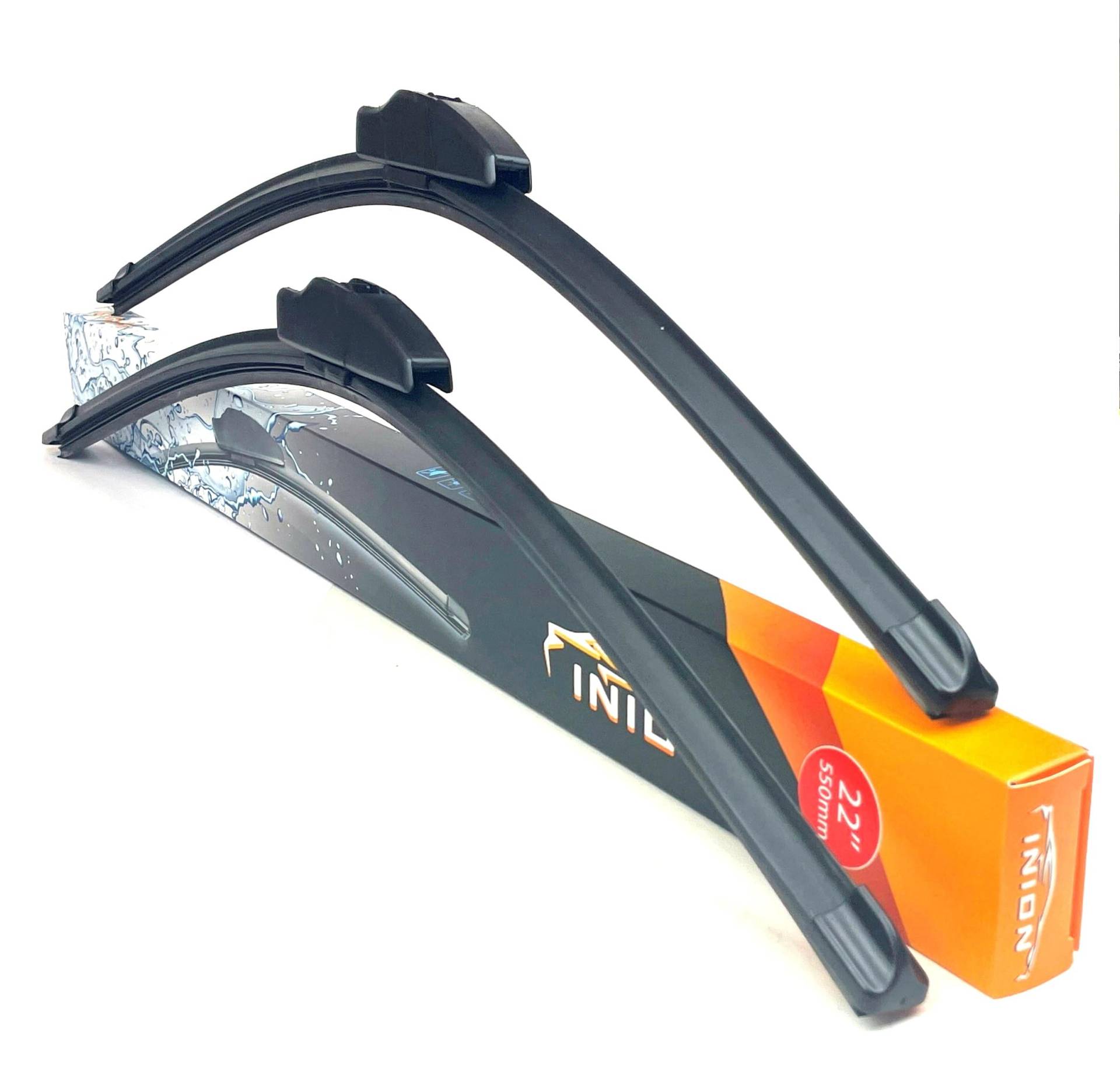 530mm 450mm Good Wiper AERO 2x Front Scheibenwischer mit Hakenbefestigung Wischerblätter Set für Frontscheibe Scheibenwischerblätter Satz Premium Qualität. INION von INION