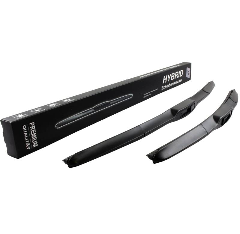 550mm 500mm HYBRID FLEX AERO JAPAN TECHNOLOGY 2x Front Scheibenwischer Premium Qualität Wischerblätter Set Scheibenwischerblätter Satz für Frontscheibe mit Hakenbefestigung. INION von INION