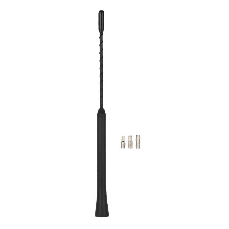 Auto Antenne 24cm Kurzstabantenne Dachantenne Radio Stabantenne Kurzantenne Radioempfang AM/FM Inkl. 3 Bolzen M4, M5 und M6 - INION von INION