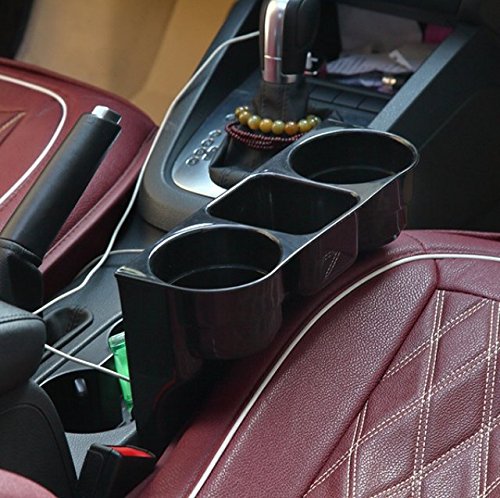 KFZ Getränkehalter - Becherhalter - Ablagefach - Cup Holder - Stauraum - Dosenhalter - Becherhalter - Kaffeehalter - Flaschenhalter - Organizer - Auto PKW LKW für Mittelkonsole, Rücksitz von INION