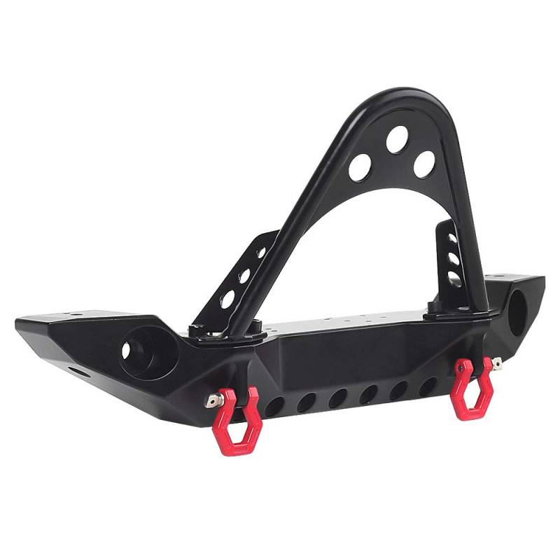 INJORA RC Frontstoßstange Front Bumper Crawler Stoßstange mit LED Leuchte für 1:10 RC Crawler TRX-4 Axial SCX10 SCX10 II 90046 SCX10 III AXI03007 von INJORA