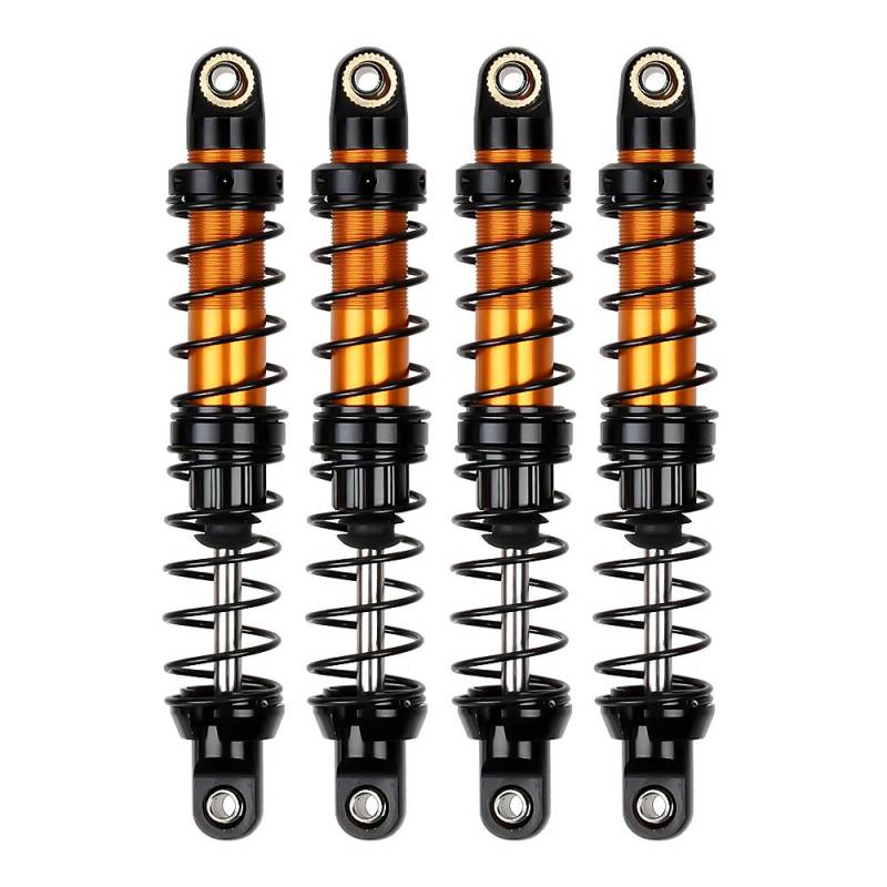 INJORA RC Stoßdämpfer 4pcs RC Shock Absorber RC Dämpfer Set für 1/10 RC Crawler Car Axial SCX10 90046 AXI03007 TRX4 TRX6 (100mm) von INJORA