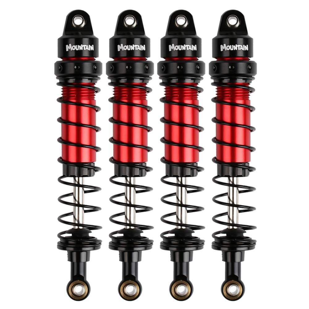 INJORA RC Stoßdämpfer Set 4 Stück RC Shock Absorbers RC Dämpfers für 1/10 RC Crawler Axial SCX10 90046 AXI231017 Traxxas TRX-4 D90 (100mm) von INJORA