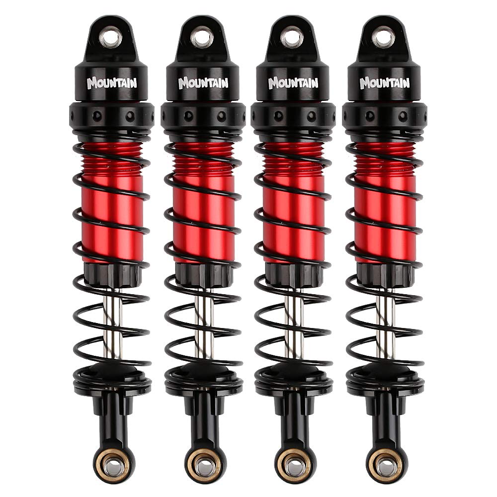 INJORA RC Stoßdämpfer Set 4 Stück RC Shock Absorbers RC Dämpfers für 1/10 RC Crawler Axial SCX10 90046 AXI231017 Traxxas TRX-4 D90 (90mm) von INJORA