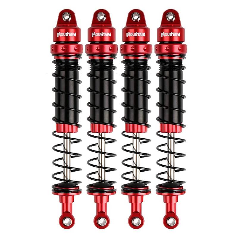 INJORA RC Stoßdämpfer Set 4pcs RC Shock Absorbers RC Dämpfers für 1/10 RC Crawler Axial SCX10 90046 AXI231017 Traxxas TRX-4 D90 (110mm) von INJORA