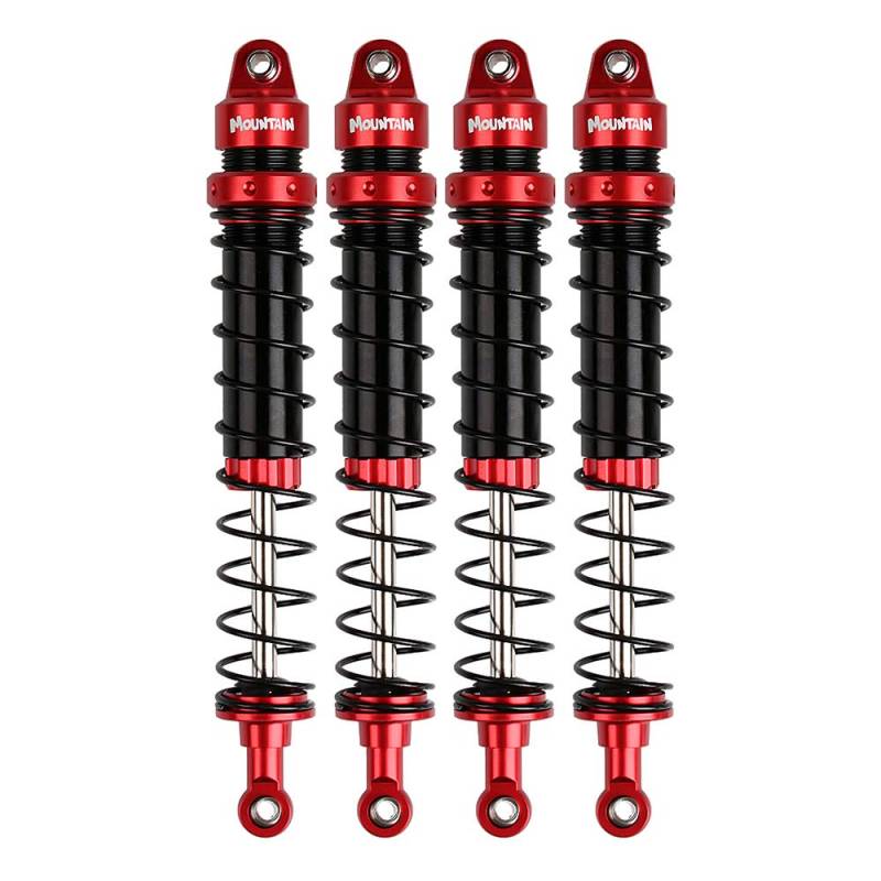 INJORA RC Stoßdämpfer Set 4pcs RC Shock Absorbers RC Dämpfers für 1/10 RC Crawler Axial SCX10 90046 AXI231017 Traxxas TRX-4 D90 (120mm) von INJORA