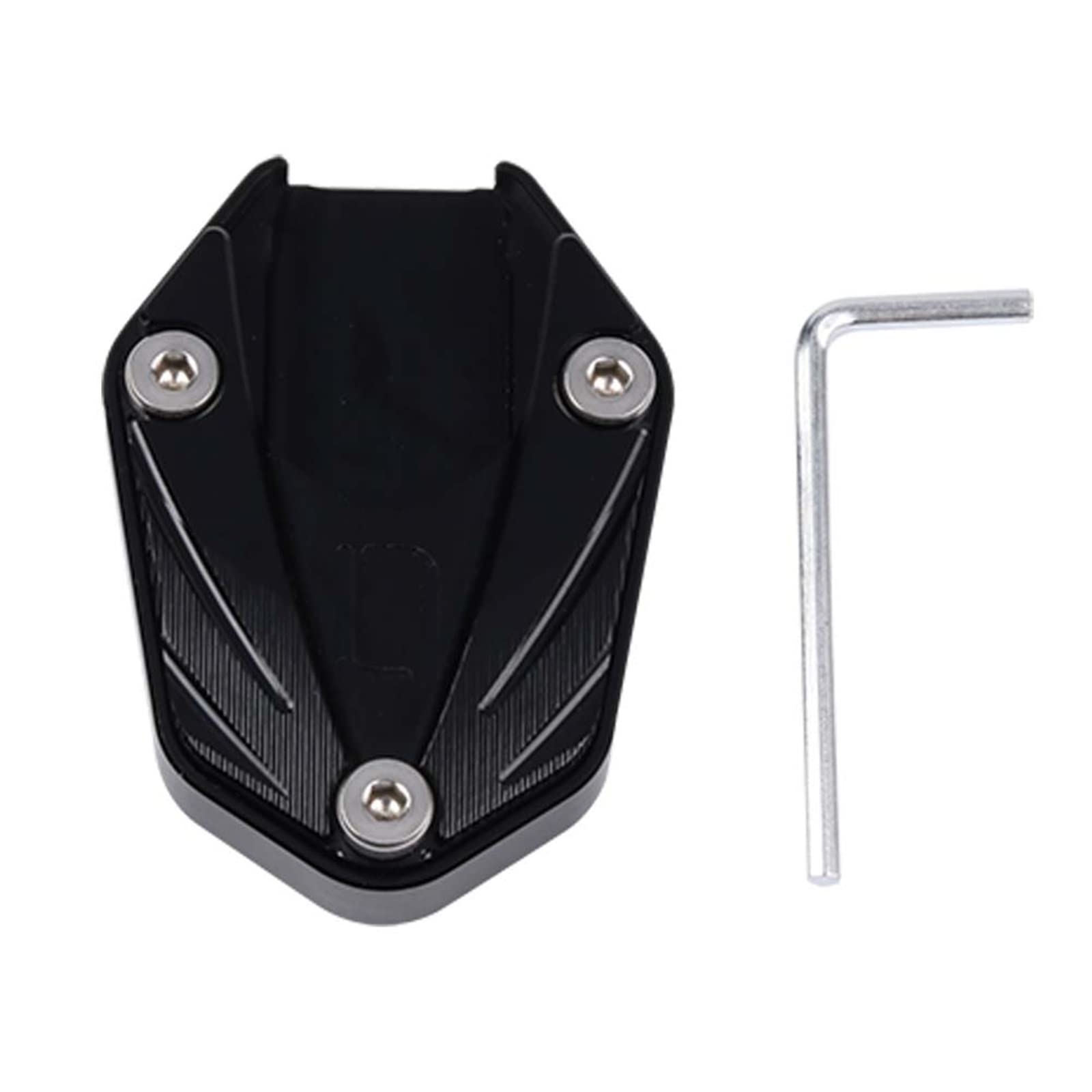 INLIMA Kickstand Fuß Seitenständer passend for Super SOCO TC TS Lite Pro 1200R TSX Motorradzubehör Vergrößern Erweiterungspad Regalstütze (Color : Noir) von INLIMA