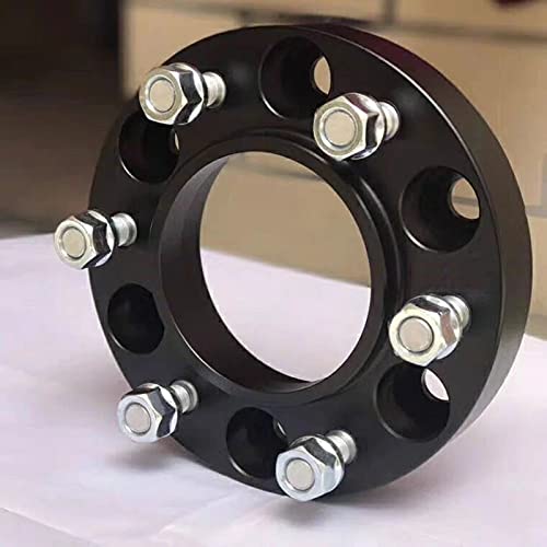 Spurverbreiterung,Spacer System 1PCS Distanzscheiben 6x135 CB:87.1 Anzug Auto fit verwendung für Ford F-150 SVT Raptor Kit 30mm Radadapter Verbreiterung Flansch Separadores Schraube: M14x1.5 von INOKAI