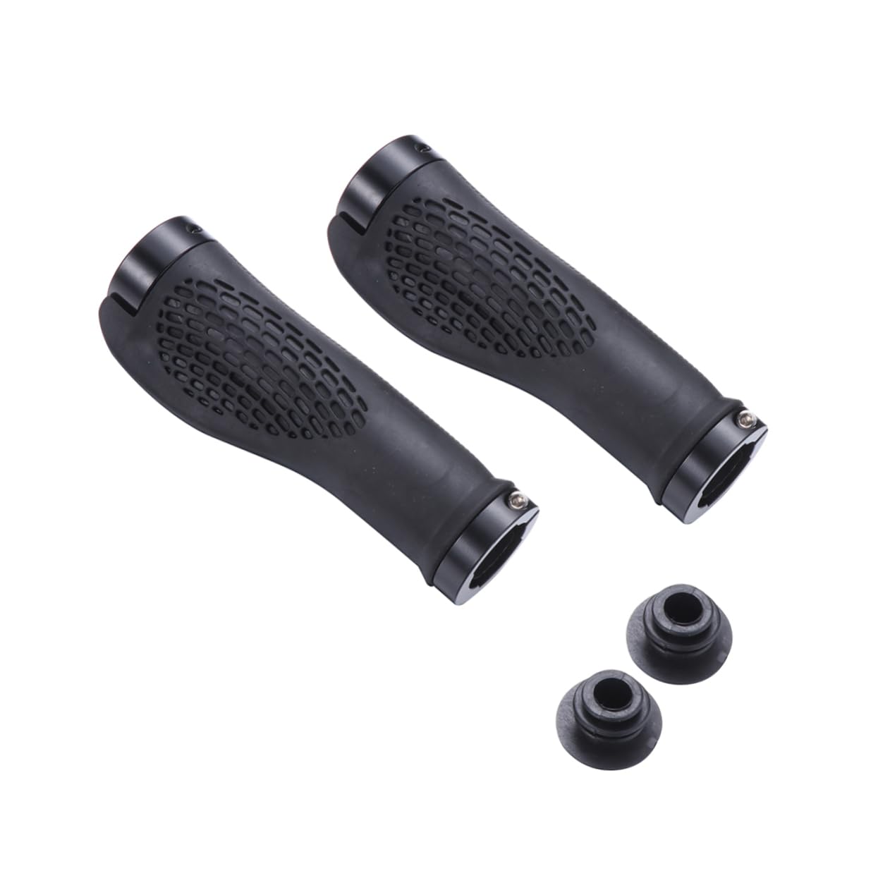 INOOMP 1 Paar Fahrradgriffe bike grips bike handlebar grips bike gadgets Gummigriffe bike fitting Fahrradkette Handgriffe fahrrad telefon halterung Mountainbike Dreirad Lenkergriffe Black von INOOMP