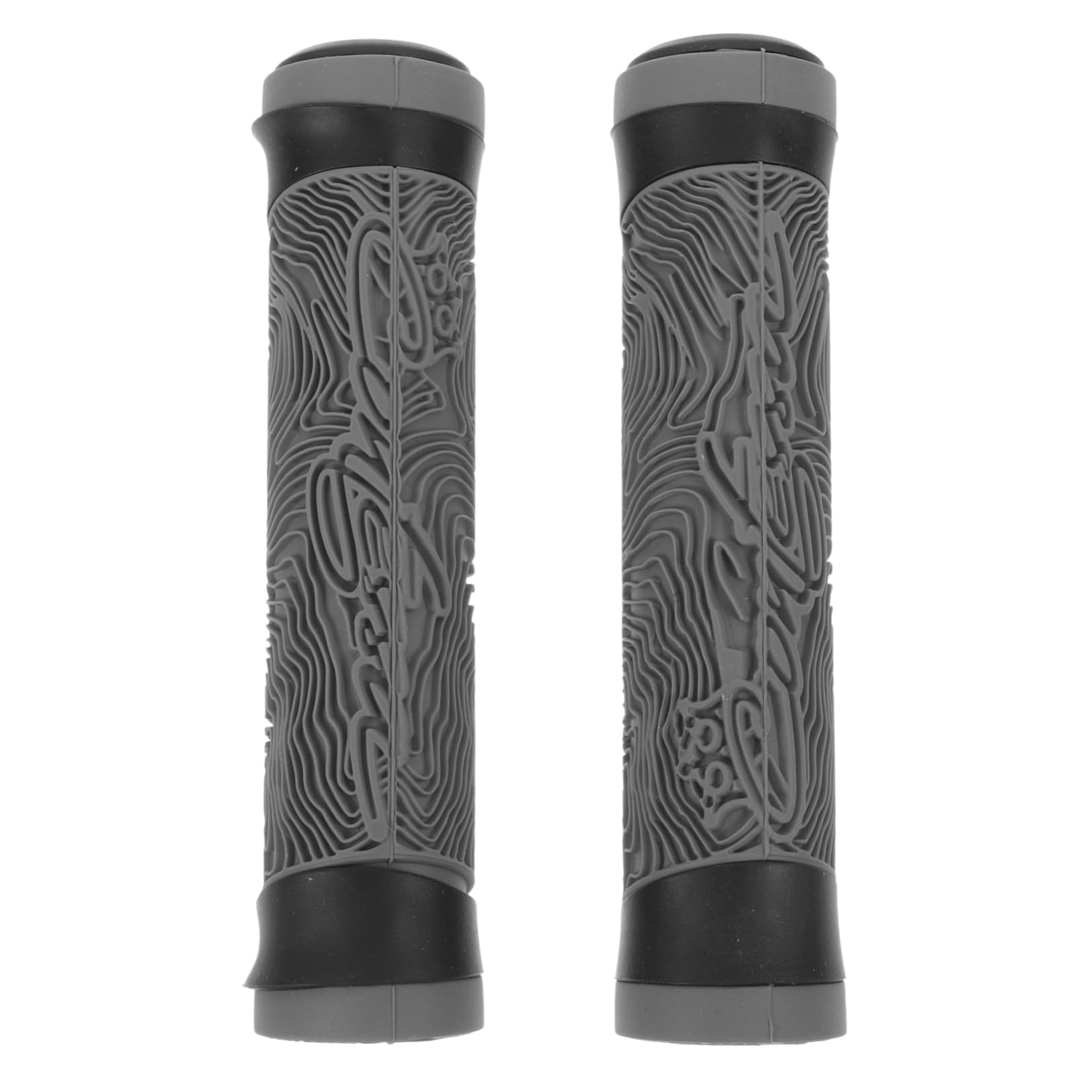 INOOMP 1 Paar Griffe Lenkerband für Fahrräder Fahrradzubehör Kabel Mountainbike-Zubehör Roller Griptape bike grips bike accessories fahrrad lenker abdeckung Lenkerenden aus Silikon Grey von INOOMP