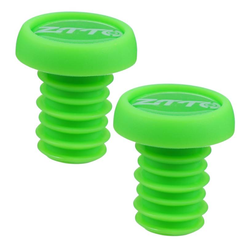 INOOMP 1 Paar fahrrad lenker stecker Quad Telefon Autohalterung einstellbar Fahrradlenker Stopper bike grips fahradgrife fahhrad zubebör Lenkerkappe Griffe hoher Polyesterkautschuk Green von INOOMP