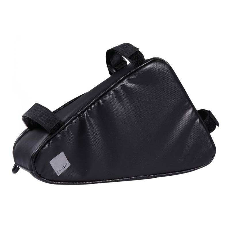 INOOMP Fahrradtasche Fahrradrahmentasche Roller Fahrradträgertasche Korb Fahrrad werkzeugtasche fahradwerkzeugsatz Fahrraddreieck Rahmentasche Fahrrad-Vorderrohrtasche Polyester Black von INOOMP