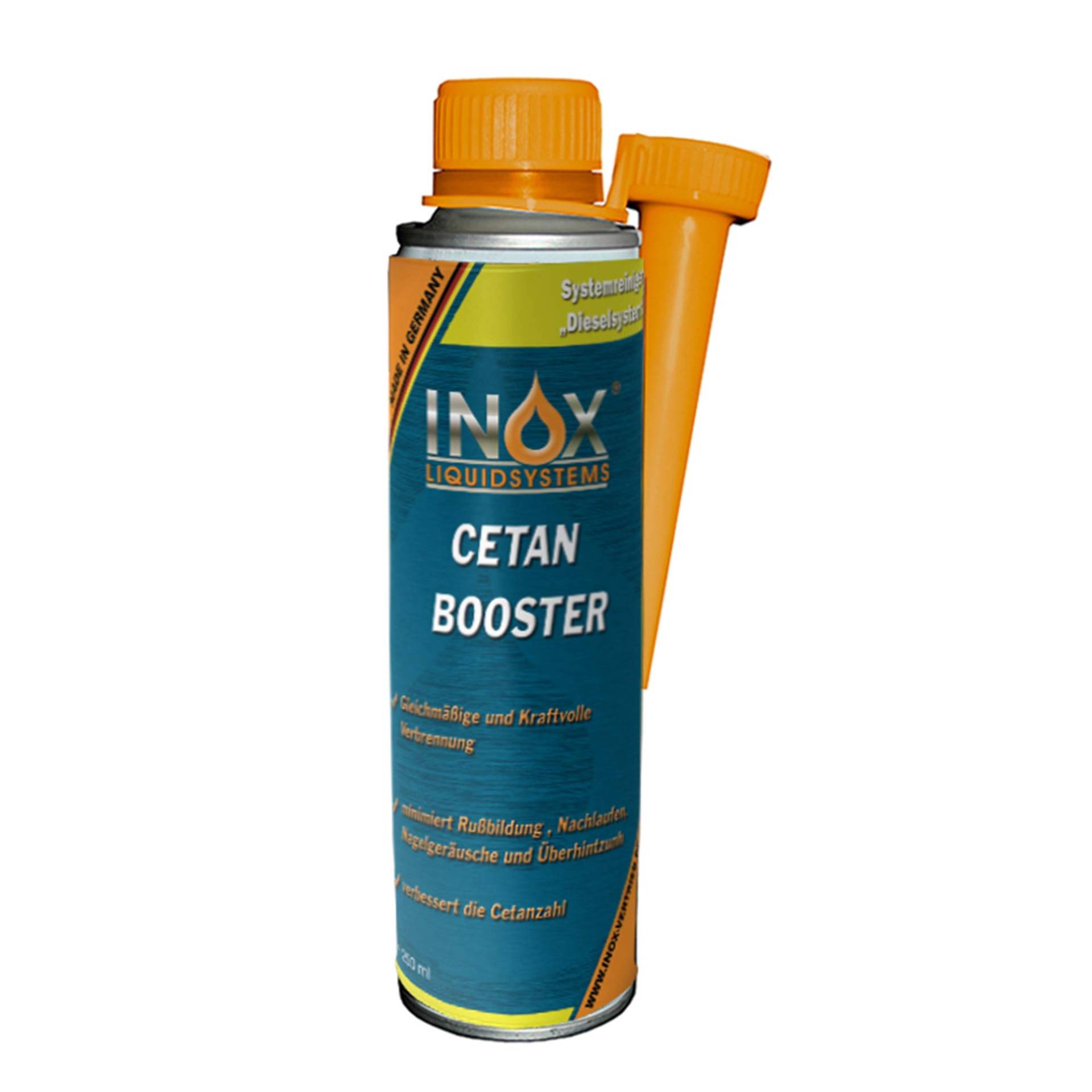 INOX® Cetan Booster Additiv für Dieselmotoren, 250 ml - Cetanzahlverbesserer Zusatz Dieselmotor von INOX-LIQUIDSYSTEMS