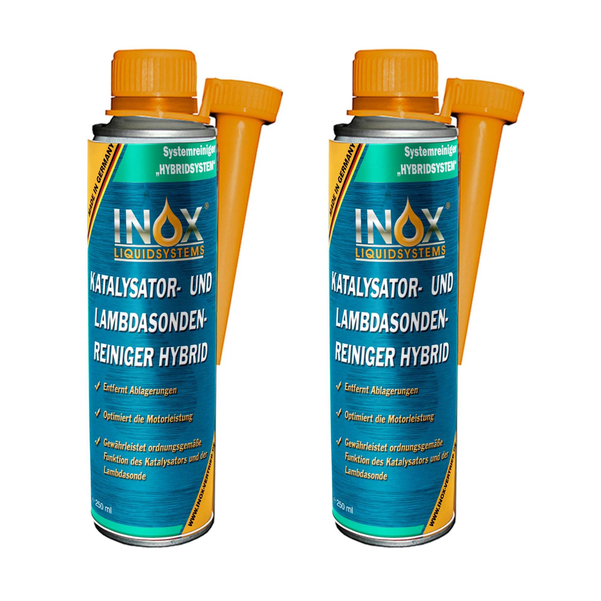 INOX® Katalysator- und Lambdasondenreiniger Hybrid, 2 x 250 ml von INOX-LIQUIDSYSTEMS