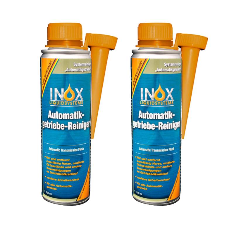 INOX® Automatikgetriebe-Reiniger Additiv, 2 x 250ml - Getriebereiniger Zusatz für Automatikgetriebe Getriebeschutz von INOX-LIQUIDSYSTEMS