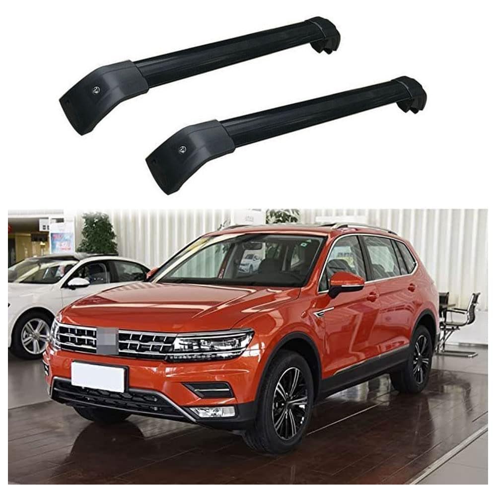 Auto Dachträger für V-W Tiguan Allspace 2017 2018 2019 2020 2021 2022,Auto Gepäckträger Fahrradträger Dachboxen Skihalter Anti-Rost Dachgepäckträger,A von INRNT