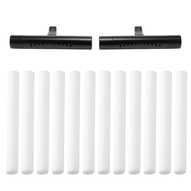 INTCHE 2 StüCk Auto öL Diffusor Auto Diffusor EntlüFtungs Clip mit 12X NachfüLl Auto Lufter Frischer Auto ParfüM Auto Ent LüFtung ÖL Diffusor von INTCHE