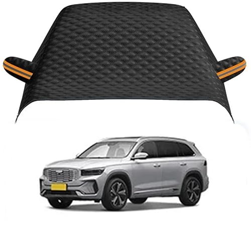 Auto Frontscheibenabdeckung Für Mitsubishi Lancer Evolution X, Scheibenabdeckung Auto Winter Windschutzscheibenabdeckung mit Magneten Faltbare Autoscheiben Abdeckungen Zubehör,SUV von INTEAU