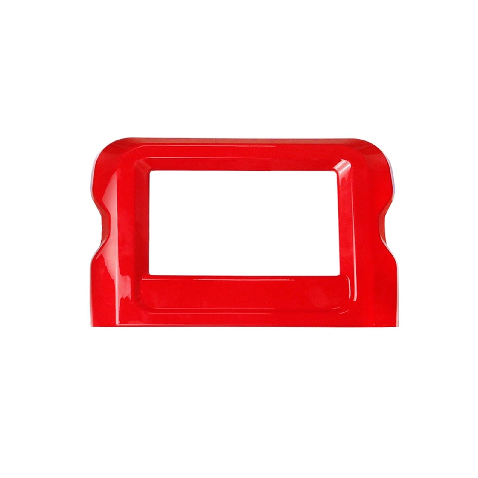 Auto-Innenrahmen Auto Center Console Navigation Panel Abdeckung Für Jeep Für Wrangler Für JL Für JLU 2018 2019 2020 Auto-Mittelkonsolenverkleidung(Red) von INXKED