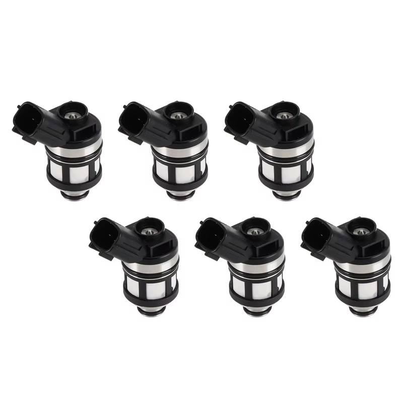 Einspritzventil Einspritzdüse Injektor Einspritzdüsen 16600-38Y10 Für Nissan Für Frontier Für Pathfinder Für Xterra 3.3L V6 Auto Autoteile(6PCS) von INXKED