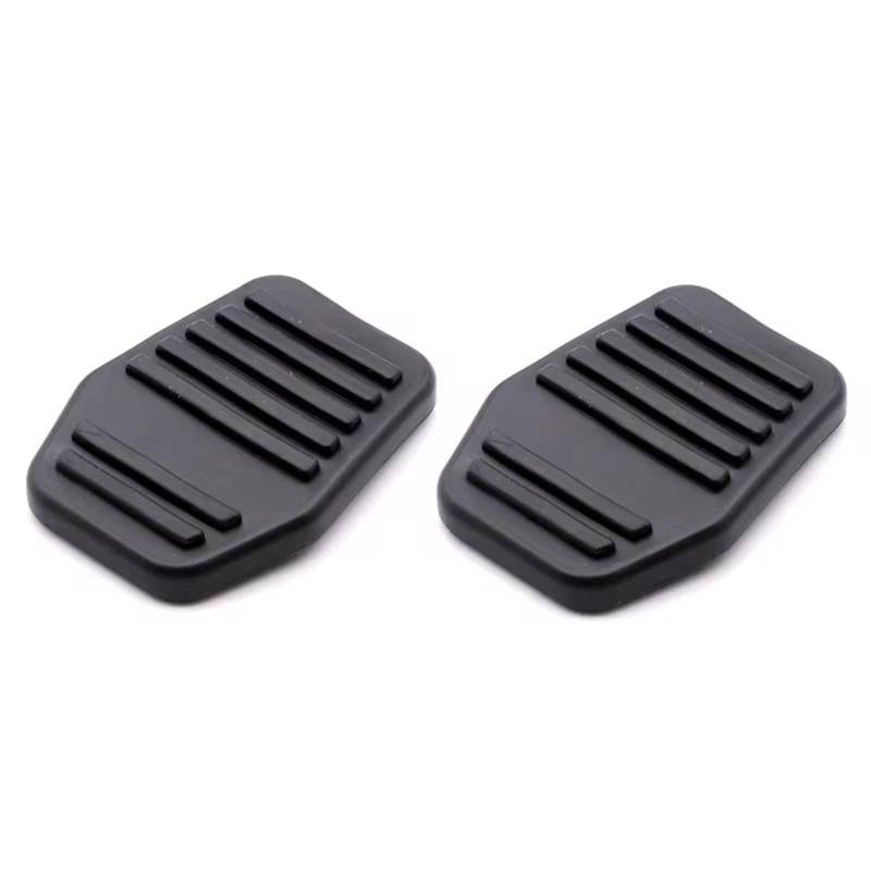 Gaspedal Fußstütze 2 STÜCKE Auto Gummi Bremse Kupplung Schwarz rutschfeste Pedalabdeckung Pads Abdeckungen Für Ford Für Transit Für MK6 Für MK7 2000-2014 6789917 Auto Bremspedal von INXKED