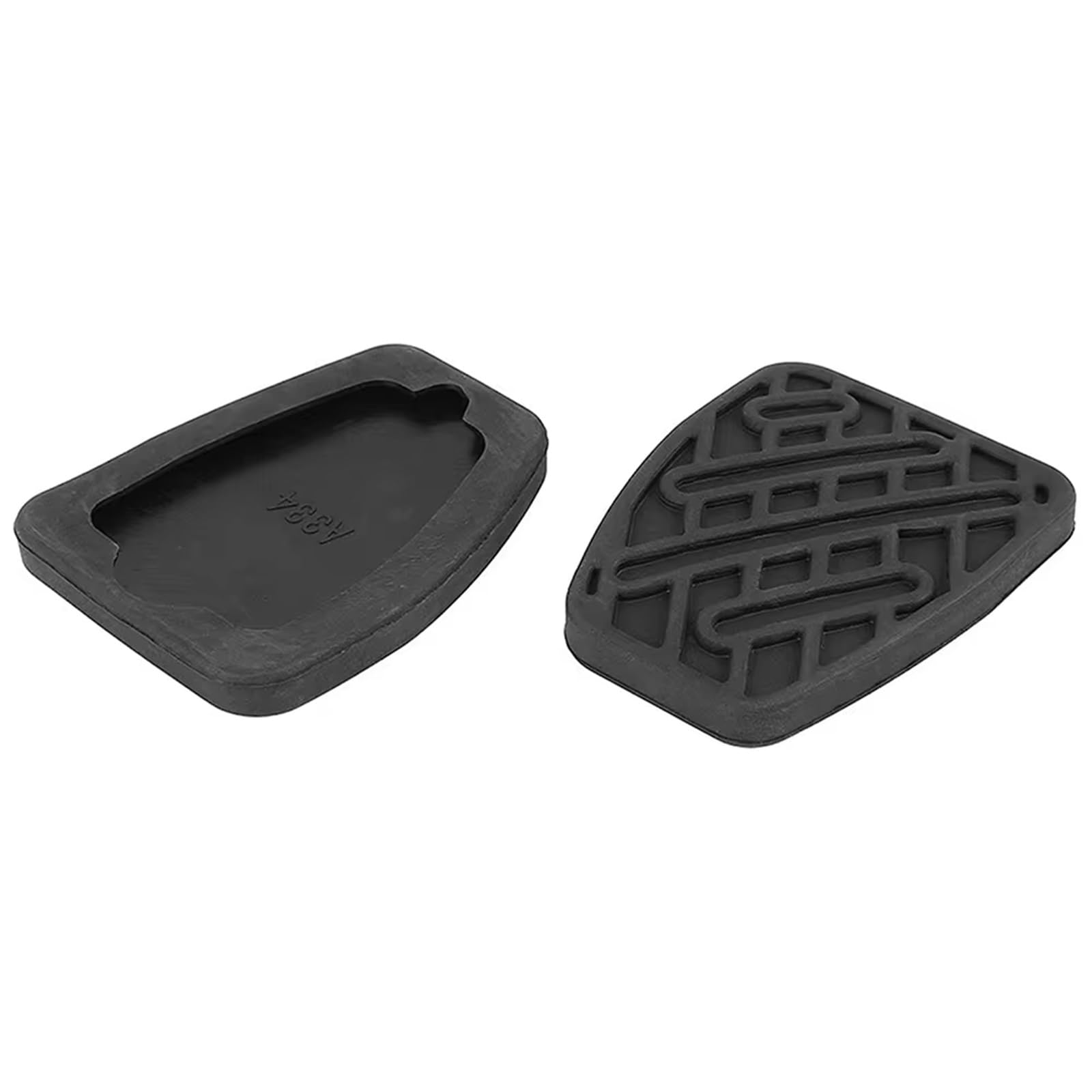 Gaspedal Fußstütze 2 Stücke 46531JD00A Schwarz Gummi Bremse Kupplung Pedal Pad Abdeckungen Für Nissan Für Qashqai 2007 2008 2009 2010 2011 2012 2013 2014-2016 Auto Bremspedal von INXKED