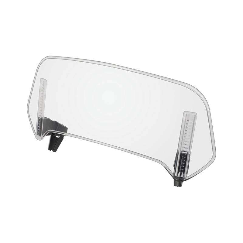 INXKED Windschild Für Kawasaki Für Versys Für 650 Motorrad Windschutzscheibe Verlängerung Einstellbare Spoiler Deflektor Windabweiser (Color : Small Transparent) von INXKED