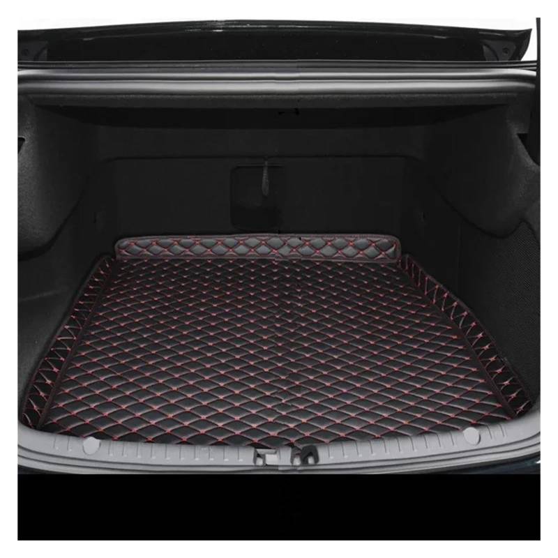 Kofferraumwanne Für BYD Für HAN Für EV 2021 2022 2023 2024 Teppich Fach Schutz Zubehör 1pc Auto PU Leder Stamm Matte Hinten Liner Cargo Kfz-Ladungseinlagen (Color : A) von INXKED