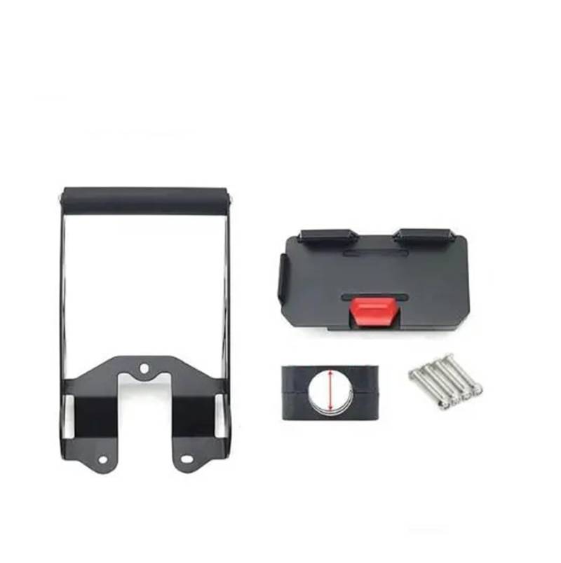 Motorrad Handy Navigationshalterung Für Ducati Für Wüste X Für DesertX 937 2022 2023 Motorrad USB Drahtlose GPS Telefon Halter 12MM 22MM Navigation Halterung Montieren(-22mm-A Set) von INXKED